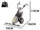 Blackstone SM 65-880 - Motofaucheuse monolame - Moteur de 196 cm3