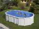 Gre Haiti Ovale 610 x 375 x 132 cm - Piscine hors-sol en acier