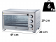 DCG MBS25 - Four &eacute;lectrique ventil&eacute; LT 25 1500 W