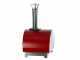 AgriEuro Quattro Stagioni Rouge - Four &agrave; bois pour pizza d'ext&eacute;rieur 60x40 - capacit&eacute; 1 pizza