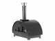 AgriEuro Quattro Stagioni - Four &agrave; bois d'ext&eacute;rieur pour pizza Anthracite 60x40 - pour 1 pizza