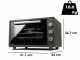 Girmi FE37 - Four &Eacute;lectrique Ventil&eacute; 37LT 1500W