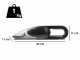 Girmi AP16 - Aspirateur portable rechargeable - Batterie de 7.4V - 1.5Ah
