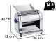 Imperia New Restaurant Professional Ruvida - Laminoir - Machine &agrave; p&acirc;tes &eacute;lectrique en INOX 160W