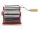 Imperia iPasta T.2/6,5 mm Rouge - Laminoir - Machine à pâtes manuelle en INOX