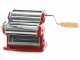 Imperia iPasta T.2/6,5 mm Rouge - Laminoir - Machine à pâtes manuelle en INOX