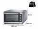 Ariete Bon Cuisine 560 - Four &eacute;lectrique ventil&eacute; avec tournebroche - 56L 2200W