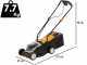 Batavia 7064713 - Tondeuse &agrave; gazon &agrave; batterie - 18 V - Coupe 32 cm - SANS BATTERIE NI CHARGEUR