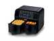 Ariete 4623 Airy Fryer Dual - Friteuse sans huile num&eacute;rique avec bac double