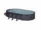 Gre Kea Ovale 730x375x120cm - Piscine hors sol en acier