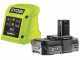 Ryobi RY18HT50A-120 - Taille-haie &agrave; batterie - Lame de 50 cm - 18V 2Ah