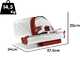 Berkel Home Line Plus 250 Rouge Opaque - Trancheuse avec lame 250 mm