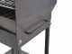 Mille Doriano Small - Barbecue &agrave; charbon en fer artisanal - 47,5x37&nbsp;cm