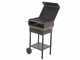 Mille Doriano Small - Barbecue &agrave; charbon en fer artisanal - 47,5x37&nbsp;cm