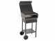 Mille Doriano Small - Barbecue &agrave; charbon en fer artisanal - 47,5x37&nbsp;cm
