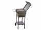 Mille Doriano Small - Barbecue &agrave; charbon en fer artisanal - 47,5x37&nbsp;cm