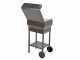 Mille Doriano Small - Barbecue &agrave; charbon en fer artisanal - 47,5x37&nbsp;cm
