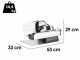 Berkel Home Line Plus 200 Noir Opaque - Trancheuse avec lame de 195 mm