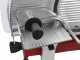 Berkel Red Line 250 Rouge Opaque - Trancheuse professionnelle avec lame en acier de 250 mm