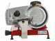 Berkel Red Line 250 Rouge Opaque - Trancheuse professionnelle avec lame en acier de 250 mm
