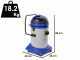 Annovi &amp; Reverberi 4300MP - Aspirateur Bidon multifonctions - Cuve en plastique 77 L - 2400W