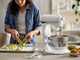 KitchenAid Heavy Duty 5KSM55SXX-EWH Blanc - Batteur m&eacute;langeur plan&eacute;taire