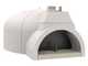 Edilmark FP 100N - Four &agrave; bois encastrable avec plan de cuisson &Oslash; 100 cm - Capacit&eacute; cuisson 5 pizzas