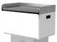 Linea VZ QBY Blanc - Barbecue pyrolitique &agrave; pellet transportable