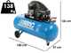 ABAC EXT A29B 200 CT3 - Compresseur d'air &eacute;lectrique triphas&eacute; &agrave; courroie - Moteur 3 CV - 200 L