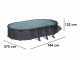 Gre Granada Ovale 730x375x132cm - Piscine hors sol en acier