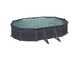 Gre Granada Ovale 610x375x132cm - Piscine hors sol en acier
