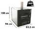 Fontana INC80X54QV - Four &agrave; bois encastrable