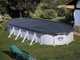 Couverture pour piscines ovales Gre 1000 x 550 cm