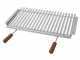 Edilmark KUBO.1 - Barbecue &agrave; bois et &agrave; charbon en ma&ccedil;onnerie - Br&ucirc;leur arri&egrave;re et accessiore Panka d&eacute;pla&ccedil;able