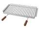 Edilmark KUBO.1 - Barbecue &agrave; bois et &agrave; charbon en ma&ccedil;onnerie - Br&ucirc;leur arri&egrave;re et accessoire Panka d&eacute;pla&ccedil;able