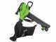 Greenworks GD48BVII - Souffleur-aspirateur &agrave; batterie - SANS BATTERIE NI CHARGEUR