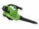 Greenworks GD48BVII - Souffleur-aspirateur &agrave; batterie - SANS BATTERIE NI CHARGEUR