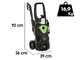 Ribimex RX5 - Nettoyeur haute pression &agrave; eau froide - 160 bar max - D&eacute;bit 460 lt/h