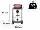 G3 Ferrari Fusto - Aspirateur eau et poussi&egrave;re - Bidon 30 L