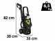 Ribimex RX3 - Nettoyeur haute pression &agrave; eau froide - 145 bar max - D&eacute;bit 480 lt/h