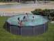 Gre Granada Ronde &Oslash;550 x 132 cm - Piscine hors sol en acier