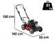 Marina Systems GRINDER 4x4 SH PRO - Tondeuse &agrave; gazon thermique tract&eacute;e  - Moteur Honda GCV 160