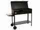 Mille Polifemo Big - Barbecue &agrave; charbon en fer artisanal - 2x 47,5x37 cm