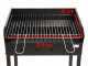 Mille Stella Eco Medium - Barbecue &agrave; charbon en fer artisanal - 57,5x37 cm
