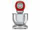 Smeg SMF02RDEU Rouge - Batteur M&eacute;langeur Plan&eacute;taire - Bol en Inox de 4,8 litres