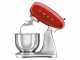 Smeg SMF02RDEU Rouge - Batteur M&eacute;langeur Plan&eacute;taire - Bol en Inox de 4,8 litres