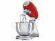 Smeg SMF02RDEU Rouge - Batteur M&eacute;langeur Plan&eacute;taire - Bol en Inox de 4,8 litres