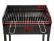 Mille Stella Eco Large - Barbecue &agrave; charbon en fer artisanal - 67,5x37 cm