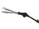 Lisam Thor Peigne vibreur &eacute;lectrique &agrave; batterie - Perche t&eacute;lescopique - 250-350 cm - Batterie 12V 56Ah