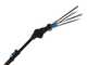 Lisam Thor Peigne vibreur &eacute;lectrique &agrave; batterie - Perche t&eacute;lescopique - 250-350 cm - Batterie 12V 56Ah